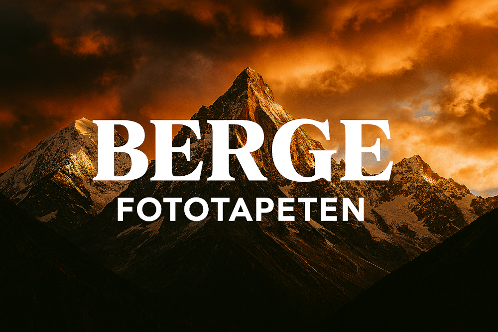 Stimmungsvolles Bergpanorama mit Licht und Tiefe – Vlies-Fototapeten aus der Kategorie ‚Berge‘ bei Impulse Wolfsburg, Formatbeispiele in XXL