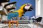 Preview: „Tiermotiv-Fototapete MS-5-0404 als Blickfang im Wohnzimmer – lebendige Farben und räumliche Tiefe“