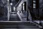 Preview: Vlies-Fototapete MS-5-0730 mit geometrischem Architektur-Motiv - Format 375 