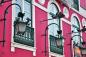 Preview: Vlies-Fototapete MS-5-0797 mit geometrischem Architektur-Motiv - Format 375 