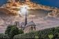 Preview: Vlies-Fototapete MS-5-1022 mit geometrischem Architektur-Motiv - Format 375 