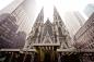 Preview: Vlies-Fototapete MS-5-1027 mit geometrischem Architektur-Motiv - Format 375 