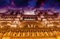 Preview: Vlies-Fototapete MS-5-1047 mit geometrischem Architektur-Motiv - Format 375 