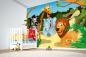 Preview: Kinder-Fototapete MS-5-1407 im Raum – kreative Wandgestaltung mit lebendigem XXL-Motiv für Kinderzimmer