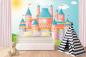 Preview: Kinder-Fototapete MS-5-1427 im Raum – kreative Wandgestaltung mit lebendigem XXL-Motiv für Kinderzimmer