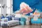 Preview: Kinder-Fototapete MS-5-1441 im Raum – kreative Wandgestaltung mit lebendigem XXL-Motiv für Kinderzimmer
