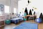 Preview: Kinder-Fototapete MS-5-1488 im Raum – kreative Wandgestaltung mit lebendigem XXL-Motiv für Kinderzimmer