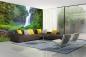 Preview: Fototapete MS-5-1612 mit Wasserfall-Motiv in einem modern eingerichteten Wohnraum