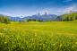Preview: Vlies-Fototapete MS-5-1714 mit alpinem Bergmotiv – Format 375 × 250 cm, brillante Farben, klare Linien, Naturpanorama in XX