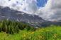 Preview: Vlies-Fototapete MS-5-1800 mit alpinem Bergmotiv – Format 375 × 250 cm, brillante Farben, klare Linien, Naturpanorama in XX