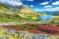 Preview: Vlies-Fototapete MS-5-1816 mit alpinem Bergmotiv – Format 375 × 250 cm, brillante Farben, klare Linien, Naturpanorama in XX