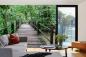 Preview: Fototapete MS-5-1861 mit Waldmotiv in einem modern eingerichteten Wohnraum