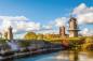 Preview: Vlies-Fototapete MS-5-1922 mit geometrischem Architektur-Motiv - Format 375 