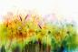 Preview: Vlies-Fototapete MS-5-1969 – Draufsicht auf florales Dessin mit warmen Farbtönen, Format 375 × 250 cm, brillante Druckqualität.