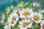 Preview: Vlies-Fototapete MS-5-1977 – Draufsicht auf florales Dessin mit warmen Farbtönen, Format 375 × 250 cm, brillante Druckqualität.