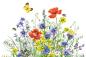 Preview: Vlies-Fototapete MS-5-1978 – Draufsicht auf florales Dessin mit warmen Farbtönen, Format 375 × 250 cm, brillante Druckqualität.