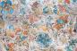 Preview: Vlies-Fototapete MS-5-1991 – Draufsicht auf florales Dessin mit warmen Farbtönen, Format 375 × 250 cm, brillante Druckqualität.