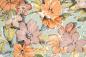 Preview: Vlies-Fototapete MS-5-1998 – Draufsicht auf florales Dessin mit warmen Farbtönen, Format 375 × 250 cm, brillante Druckqualität.
