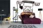 Preview: MS-5-2119 als Wandtapete in modernem Interieur; Retro-Design mit räumlicher Tiefe und Vintage-Charme
