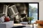 Preview: MS-5-2129 als Wandtapete in modernem Interieur; Retro-Design mit räumlicher Tiefe und Vintage-Charme