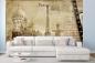 Preview: MS-5-2132 als Wandtapete in modernem Interieur; Retro-Design mit räumlicher Tiefe und Vintage-Charme