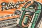 Preview: Vlies-Fototapete MS-5-2133 in Draufsicht; Retro-Motiv mit geometrischem Design und nostalgischer Farbwirkung