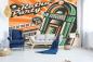 Preview: MS-5-2133 als Wandtapete in modernem Interieur; Retro-Design mit räumlicher Tiefe und Vintage-Charme