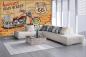 Preview: MS-5-2145 als Wandtapete in modernem Interieur; Retro-Design mit räumlicher Tiefe und Vintage-Charme