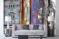 Preview: MS-5-2153 als Wandtapete in modernem Interieur; Retro-Design mit räumlicher Tiefe und Vintage-Charme