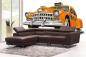 Preview: MS-5-2224 als Wandtapete in modernem Interieur; Retro-Design mit räumlicher Tiefe und Vintage-Charme