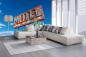 Preview: MS-5-2226 als Wandtapete in modernem Interieur; Retro-Design mit räumlicher Tiefe und Vintage-Charme