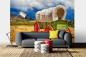 Preview: MS-5-2722 als Wandtapete in modernem Interieur; Retro-Design mit räumlicher Tiefe und Vintage-Charme