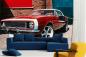 Preview: MS-5-2735 als Wandtapete in modernem Interieur; Retro-Design mit räumlicher Tiefe und Vintage-Charme