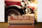 Preview: MS-5-2740 als Wandtapete in modernem Interieur; Retro-Design mit räumlicher Tiefe und Vintage-Charme