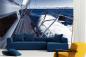 Preview: Fototapete MS-5-2769 „Boote & Schiffe“ als Wanddekoration in modernem Wohnraum; stimmungsvolles Hafenmotiv mit räumlicher Tiefe