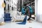 Preview: MS-5-2795 als Wandtapete in modernem Interieur; Retro-Design mit räumlicher Tiefe und Vintage-Charme