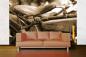 Preview: MS-5-2804 als Wandtapete in modernem Interieur; Retro-Design mit räumlicher Tiefe und Vintage-Charme