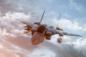 Preview: „Fototapete MS-5-2839 mit Luftfahrt-Motiv – Draufsicht auf Flugzeugdesign in brillanten Farben“