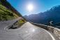 Preview: Vlies-Fototapete MS-5-2869 mit alpinem Bergmotiv – Format 375 × 250 cm, brillante Farben, klare Linien, Naturpanorama in XX