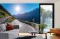 Preview: Berge-Fototapete MS-5-2869 in modernem Wohnraum – imposante Landschaft, räumliche Tiefe, stilvolle Wandgestaltung mit Naturakzen