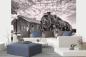 Preview: MS-5-2905 als Wandtapete in modernem Interieur; Retro-Design mit räumlicher Tiefe und Vintage-Charme