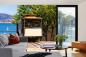 Preview: MS-5-3047 als Wandtapete in modernem Interieur; Retro-Design mit räumlicher Tiefe und Vintage-Charme
