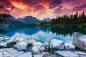 Preview: Vlies-Fototapete MS-5-3079 mit alpinem Bergmotiv – Format 375 × 250 cm, brillante Farben, klare Linien, Naturpanorama in XX