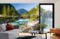 Preview: Berge-Fototapete MS-5-3099 in modernem Wohnraum – imposante Landschaft, räumliche Tiefe, stilvolle Wandgestaltung mit Naturakzen