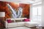Preview: Fototapete MS-5-3180 mit Wasserfall-Motiv in einem modern eingerichteten Wohnraum