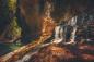 Preview: Detailansicht der Vlies-Fototapete MS-5-3195 mit Wasserfall-Motiv in XXL