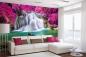 Preview: Fototapete MS-5-3252 mit Wasserfall-Motiv in einem modern eingerichteten Wohnraum