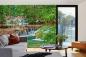 Preview: Fototapete MS-5-3262 mit Wasserfall-Motiv in einem modern eingerichteten Wohnraum