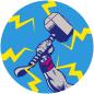 Preview: Fototapete - Sticker selbstklebend auf Vlies DD1-056 - Ø 125 cm - versandkostenfrei