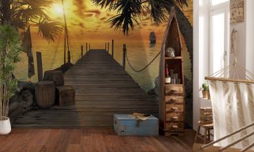 Fototapete 368 x 254 cm - 8-918 Treasure Island - versandkostenfrei in D*